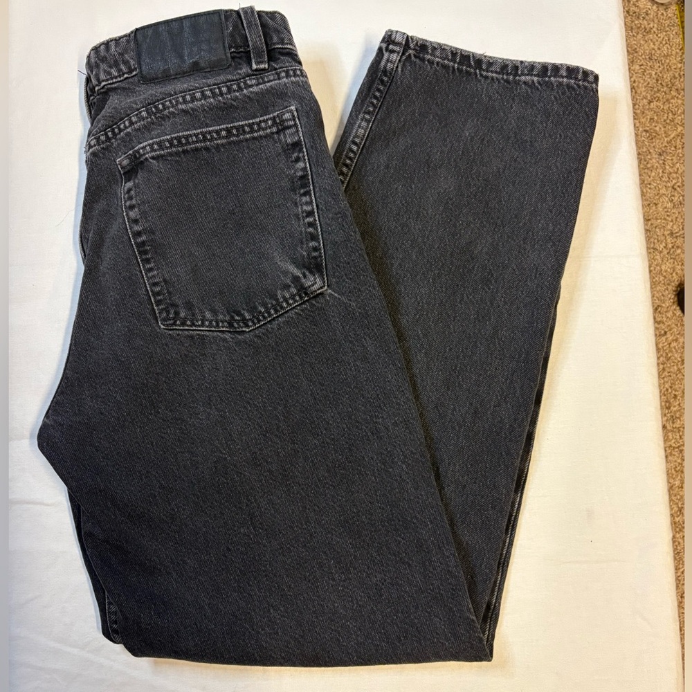 Zara Men's Black Relaxed Jeans